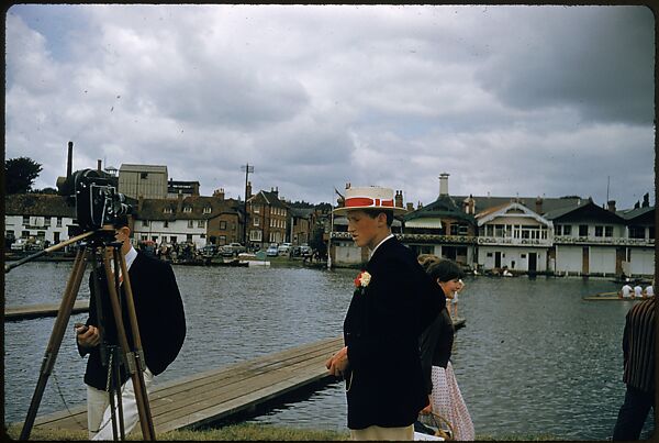 [1096 Views of the Henley Royal Regatta for Sports Illustrated Article, "Henley Forever"], Walker Evans (American, St. Louis, Missouri 1903–1975 New Haven, Connecticut), Color film transparency