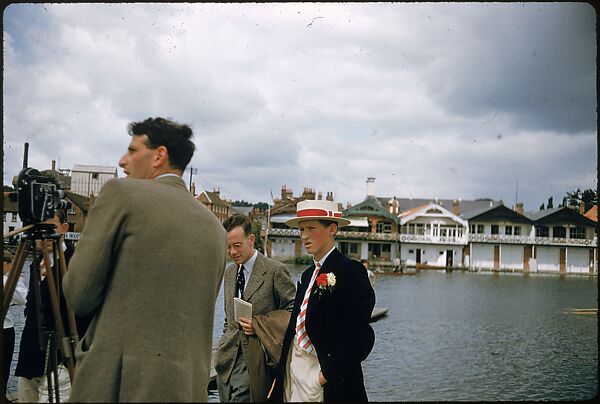 [1096 Views of the Henley Royal Regatta for Sports Illustrated Article, "Henley Forever"], Walker Evans (American, St. Louis, Missouri 1903–1975 New Haven, Connecticut), Color film transparency
