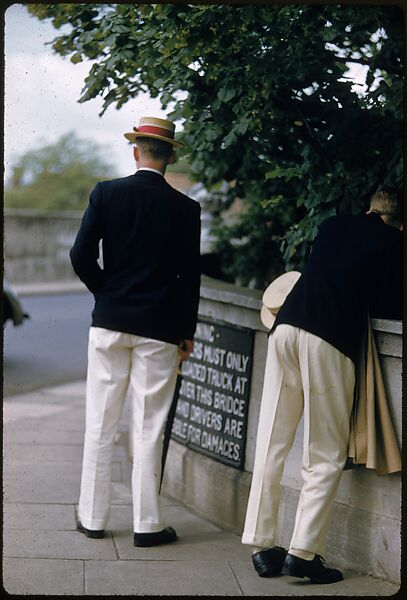[1096 Views of the Henley Royal Regatta for Sports Illustrated Article, "Henley Forever"], Walker Evans (American, St. Louis, Missouri 1903–1975 New Haven, Connecticut), Color film transparency