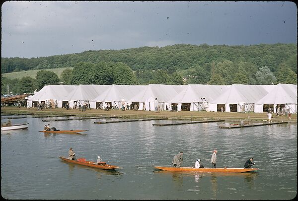[1096 Views of the Henley Royal Regatta for Sports Illustrated Article, "Henley Forever"], Walker Evans (American, St. Louis, Missouri 1903–1975 New Haven, Connecticut), Color film transparency