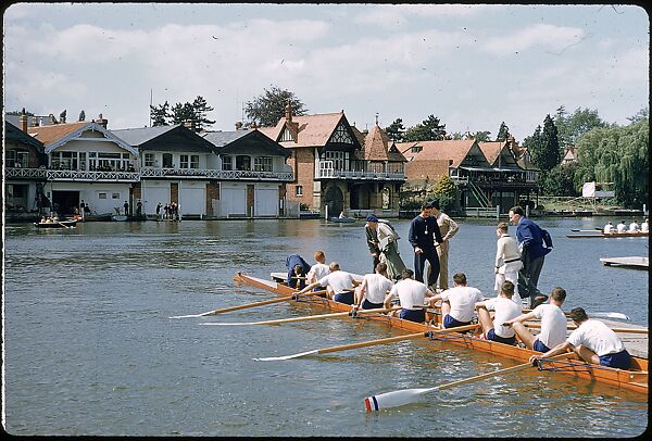 [1096 Views of the Henley Royal Regatta for Sports Illustrated Article, "Henley Forever"], Walker Evans (American, St. Louis, Missouri 1903–1975 New Haven, Connecticut), Color film transparency