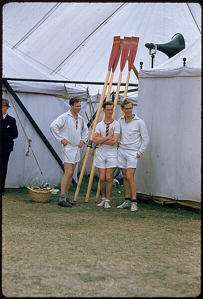[1096 Views of the Henley Royal Regatta for Sports Illustrated Article, "Henley Forever"], Walker Evans (American, St. Louis, Missouri 1903–1975 New Haven, Connecticut), Color film transparency