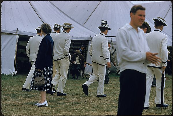 [1096 Views of the Henley Royal Regatta for Sports Illustrated Article, "Henley Forever"], Walker Evans (American, St. Louis, Missouri 1903–1975 New Haven, Connecticut), Color film transparency