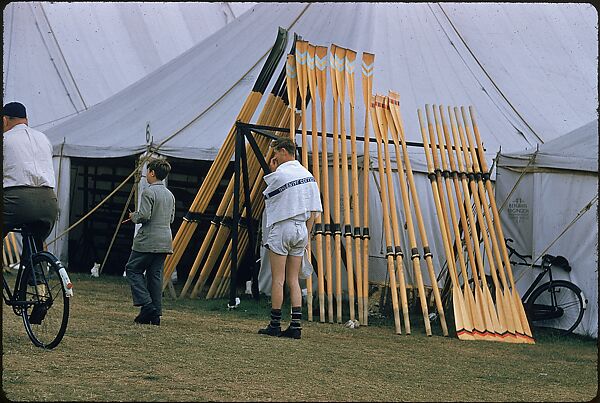 [1096 Views of the Henley Royal Regatta for Sports Illustrated Article, "Henley Forever"], Walker Evans (American, St. Louis, Missouri 1903–1975 New Haven, Connecticut), Color film transparency