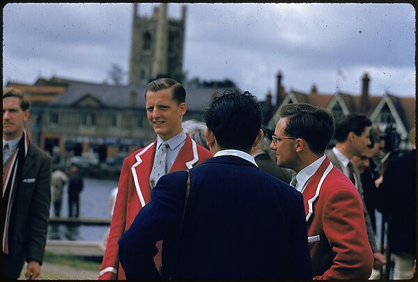 [1096 Views of the Henley Royal Regatta for Sports Illustrated Article, "Henley Forever"], Walker Evans (American, St. Louis, Missouri 1903–1975 New Haven, Connecticut), Color film transparency