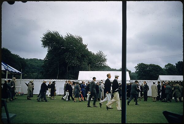 [1096 Views of the Henley Royal Regatta for Sports Illustrated Article, "Henley Forever"], Walker Evans (American, St. Louis, Missouri 1903–1975 New Haven, Connecticut), Color film transparency