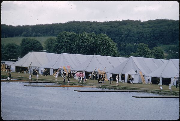 [1096 Views of the Henley Royal Regatta for Sports Illustrated Article, "Henley Forever"], Walker Evans (American, St. Louis, Missouri 1903–1975 New Haven, Connecticut), Color film transparency