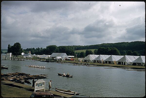 [1096 Views of the Henley Royal Regatta for Sports Illustrated Article, "Henley Forever"], Walker Evans (American, St. Louis, Missouri 1903–1975 New Haven, Connecticut), Color film transparency