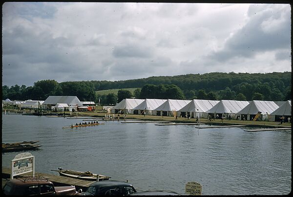 [1096 Views of the Henley Royal Regatta for Sports Illustrated Article, "Henley Forever"], Walker Evans (American, St. Louis, Missouri 1903–1975 New Haven, Connecticut), Color film transparency
