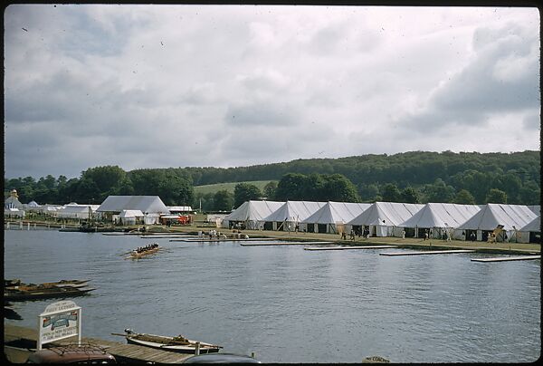 [1096 Views of the Henley Royal Regatta for Sports Illustrated Article, "Henley Forever"], Walker Evans (American, St. Louis, Missouri 1903–1975 New Haven, Connecticut), Color film transparency