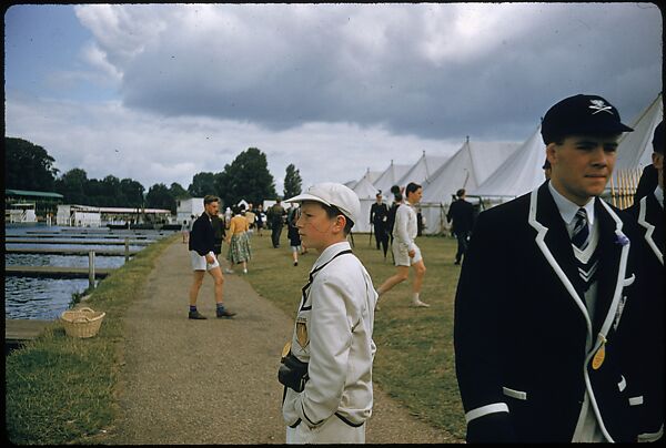 [1096 Views of the Henley Royal Regatta for Sports Illustrated Article, "Henley Forever"], Walker Evans (American, St. Louis, Missouri 1903–1975 New Haven, Connecticut), Color film transparency