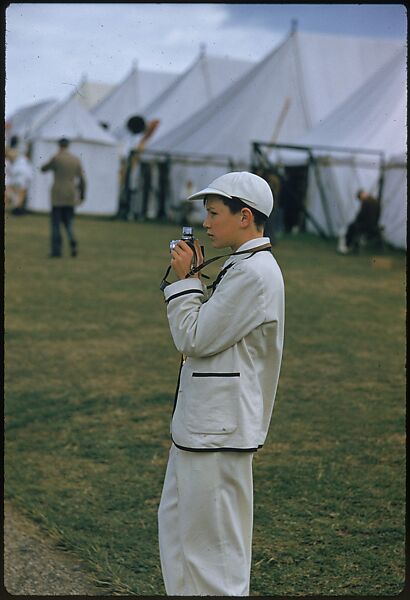 [1096 Views of the Henley Royal Regatta for Sports Illustrated Article, "Henley Forever"], Walker Evans (American, St. Louis, Missouri 1903–1975 New Haven, Connecticut), Color film transparency
