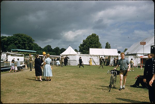 [1096 Views of the Henley Royal Regatta for Sports Illustrated Article, "Henley Forever"], Walker Evans (American, St. Louis, Missouri 1903–1975 New Haven, Connecticut), Color film transparency