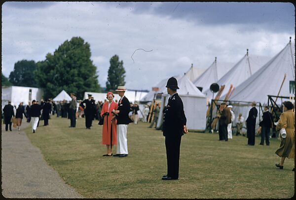 [1096 Views of the Henley Royal Regatta for Sports Illustrated Article, "Henley Forever"], Walker Evans (American, St. Louis, Missouri 1903–1975 New Haven, Connecticut), Color film transparency
