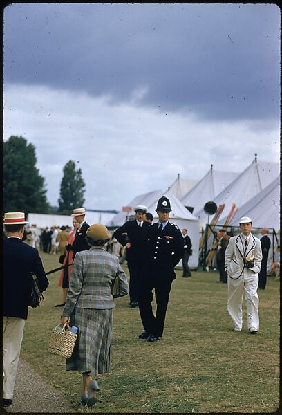 [1096 Views of the Henley Royal Regatta for Sports Illustrated Article, "Henley Forever"], Walker Evans (American, St. Louis, Missouri 1903–1975 New Haven, Connecticut), Color film transparency