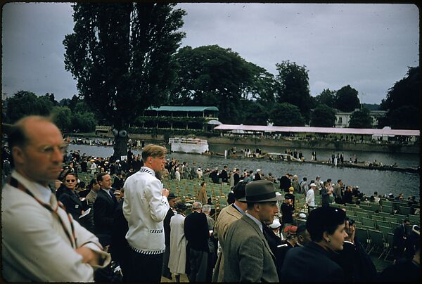 [1096 Views of the Henley Royal Regatta for Sports Illustrated Article, "Henley Forever"], Walker Evans (American, St. Louis, Missouri 1903–1975 New Haven, Connecticut), Color film transparency