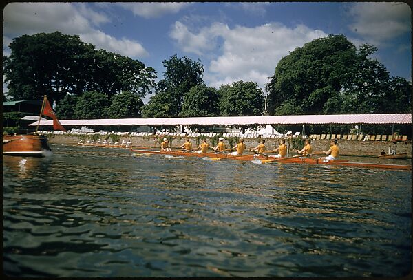 [1096 Views of the Henley Royal Regatta for Sports Illustrated Article, "Henley Forever"], Walker Evans (American, St. Louis, Missouri 1903–1975 New Haven, Connecticut), Color film transparency