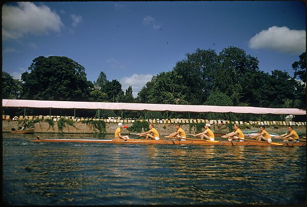 [1096 Views of the Henley Royal Regatta for Sports Illustrated Article, "Henley Forever"], Walker Evans (American, St. Louis, Missouri 1903–1975 New Haven, Connecticut), Color film transparency