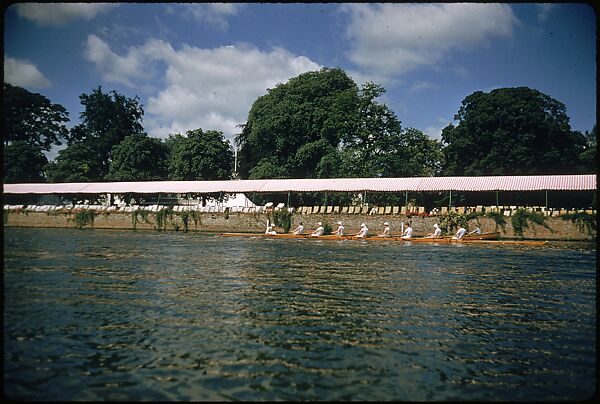 [1096 Views of the Henley Royal Regatta for Sports Illustrated Article, "Henley Forever"], Walker Evans (American, St. Louis, Missouri 1903–1975 New Haven, Connecticut), Color film transparency