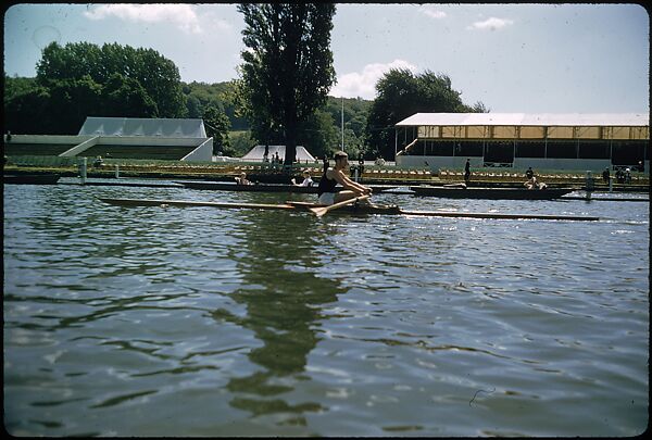 [1096 Views of the Henley Royal Regatta for Sports Illustrated Article, "Henley Forever"], Walker Evans (American, St. Louis, Missouri 1903–1975 New Haven, Connecticut), Color film transparency