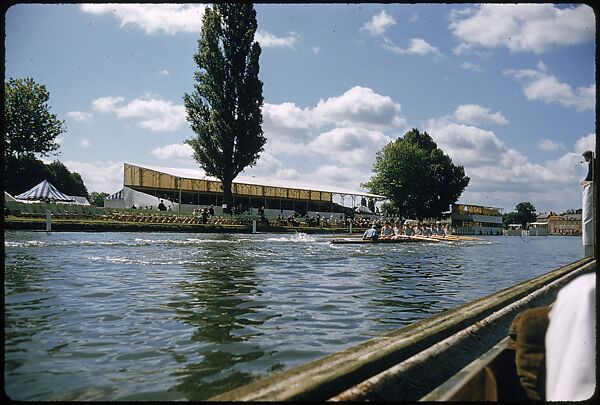 [1096 Views of the Henley Royal Regatta for Sports Illustrated Article, "Henley Forever"], Walker Evans (American, St. Louis, Missouri 1903–1975 New Haven, Connecticut), Color film transparency
