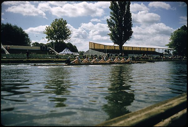 [1096 Views of the Henley Royal Regatta for Sports Illustrated Article, "Henley Forever"], Walker Evans (American, St. Louis, Missouri 1903–1975 New Haven, Connecticut), Color film transparency