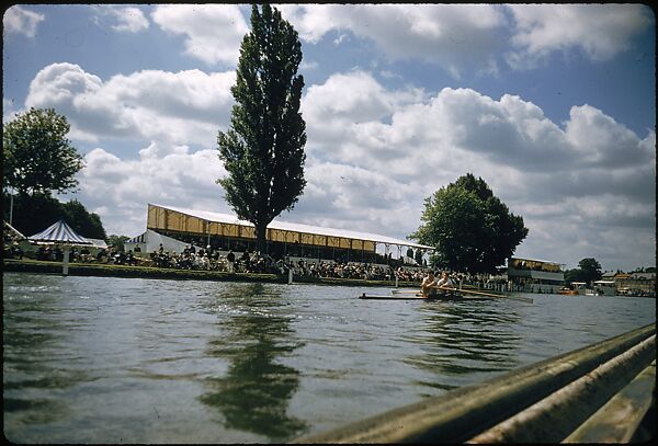 [1096 Views of the Henley Royal Regatta for Sports Illustrated Article, "Henley Forever"], Walker Evans (American, St. Louis, Missouri 1903–1975 New Haven, Connecticut), Color film transparency
