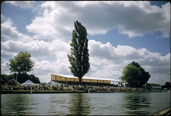 [1096 Views of the Henley Royal Regatta for Sports Illustrated Article, "Henley Forever"], Walker Evans (American, St. Louis, Missouri 1903–1975 New Haven, Connecticut), Color film transparency