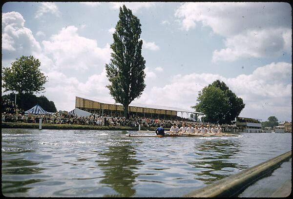 [1096 Views of the Henley Royal Regatta for Sports Illustrated Article, "Henley Forever"], Walker Evans (American, St. Louis, Missouri 1903–1975 New Haven, Connecticut), Color film transparency