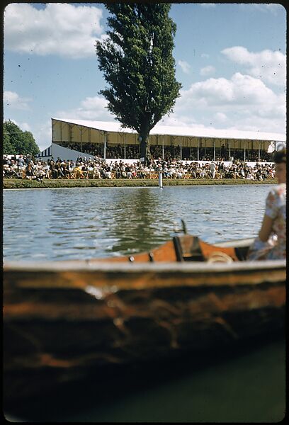 [1096 Views of the Henley Royal Regatta for Sports Illustrated Article, "Henley Forever"], Walker Evans (American, St. Louis, Missouri 1903–1975 New Haven, Connecticut), Color film transparency