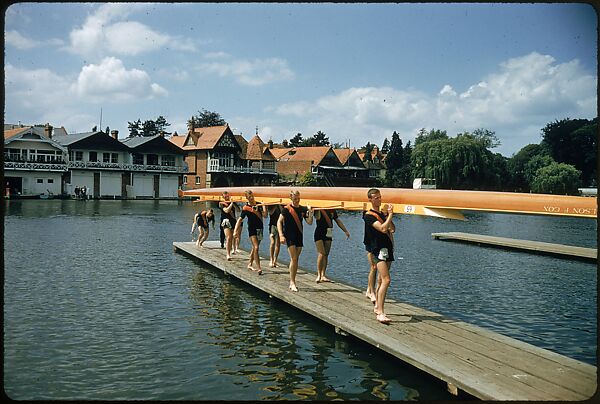 [1096 Views of the Henley Royal Regatta for Sports Illustrated Article, "Henley Forever"], Walker Evans (American, St. Louis, Missouri 1903–1975 New Haven, Connecticut), Color film transparency