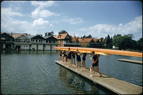 [1096 Views of the Henley Royal Regatta for Sports Illustrated Article, "Henley Forever"], Walker Evans (American, St. Louis, Missouri 1903–1975 New Haven, Connecticut), Color film transparency