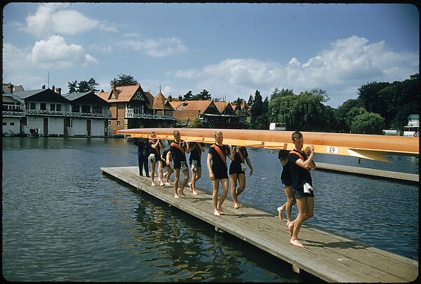 [1096 Views of the Henley Royal Regatta for Sports Illustrated Article, "Henley Forever"], Walker Evans (American, St. Louis, Missouri 1903–1975 New Haven, Connecticut), Color film transparency