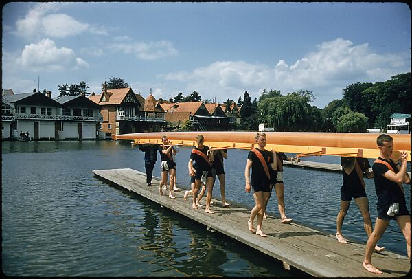 [1096 Views of the Henley Royal Regatta for Sports Illustrated Article, "Henley Forever"], Walker Evans (American, St. Louis, Missouri 1903–1975 New Haven, Connecticut), Color film transparency