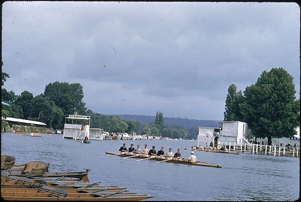 [1096 Views of the Henley Royal Regatta for Sports Illustrated Article, "Henley Forever"], Walker Evans (American, St. Louis, Missouri 1903–1975 New Haven, Connecticut), Color film transparency