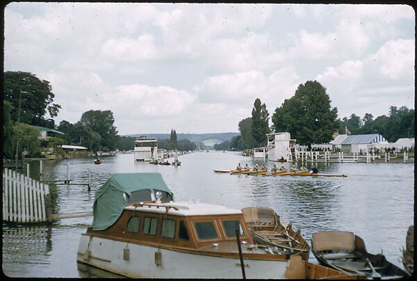 [1096 Views of the Henley Royal Regatta for Sports Illustrated Article, "Henley Forever"], Walker Evans (American, St. Louis, Missouri 1903–1975 New Haven, Connecticut), Color film transparency