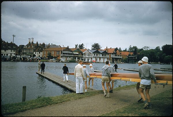 [1096 Views of the Henley Royal Regatta for Sports Illustrated Article, "Henley Forever"], Walker Evans (American, St. Louis, Missouri 1903–1975 New Haven, Connecticut), Color film transparency