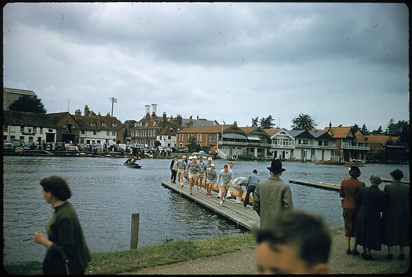 [1096 Views of the Henley Royal Regatta for Sports Illustrated Article, "Henley Forever"], Walker Evans (American, St. Louis, Missouri 1903–1975 New Haven, Connecticut), Color film transparency