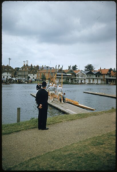 [1096 Views of the Henley Royal Regatta for Sports Illustrated Article, "Henley Forever"], Walker Evans (American, St. Louis, Missouri 1903–1975 New Haven, Connecticut), Color film transparency