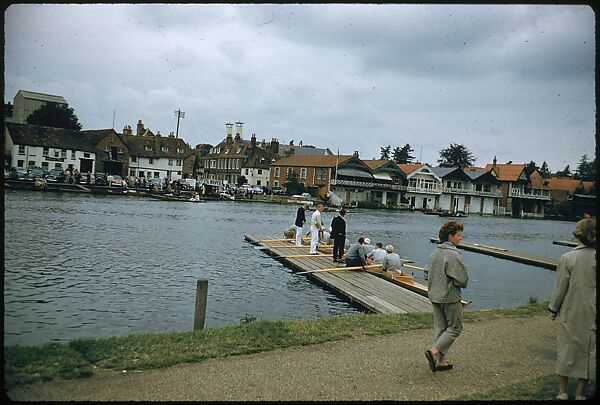 [1096 Views of the Henley Royal Regatta for Sports Illustrated Article, "Henley Forever"], Walker Evans (American, St. Louis, Missouri 1903–1975 New Haven, Connecticut), Color film transparency