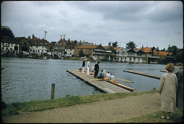 [1096 Views of the Henley Royal Regatta for Sports Illustrated Article, "Henley Forever"], Walker Evans (American, St. Louis, Missouri 1903–1975 New Haven, Connecticut), Color film transparency
