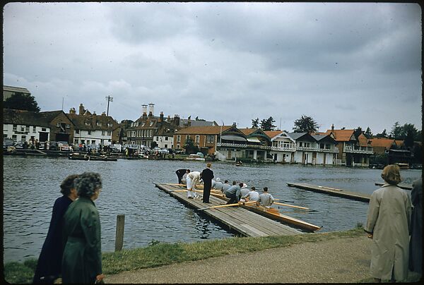 [1096 Views of the Henley Royal Regatta for Sports Illustrated Article, "Henley Forever"], Walker Evans (American, St. Louis, Missouri 1903–1975 New Haven, Connecticut), Color film transparency