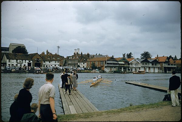 [1096 Views of the Henley Royal Regatta for Sports Illustrated Article, "Henley Forever"], Walker Evans (American, St. Louis, Missouri 1903–1975 New Haven, Connecticut), Color film transparency