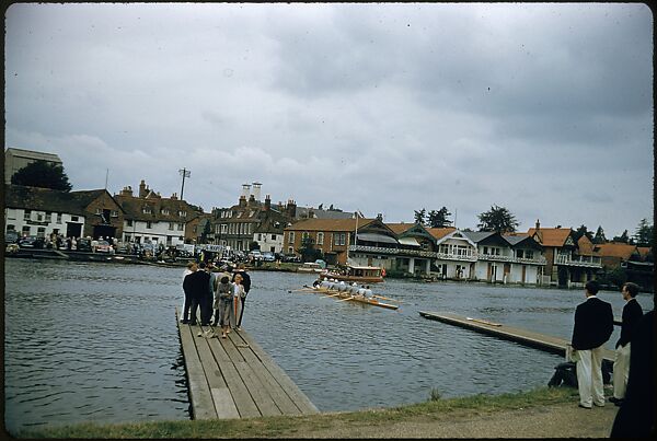 [1096 Views of the Henley Royal Regatta for Sports Illustrated Article, "Henley Forever"], Walker Evans (American, St. Louis, Missouri 1903–1975 New Haven, Connecticut), Color film transparency