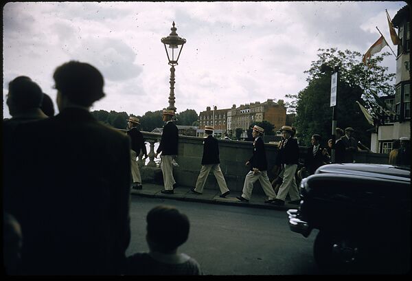 [1096 Views of the Henley Royal Regatta for Sports Illustrated Article, "Henley Forever"], Walker Evans (American, St. Louis, Missouri 1903–1975 New Haven, Connecticut), Color film transparency