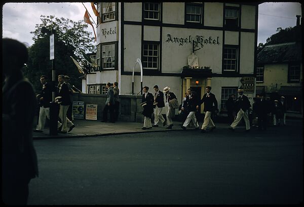 [1096 Views of the Henley Royal Regatta for Sports Illustrated Article, "Henley Forever"], Walker Evans (American, St. Louis, Missouri 1903–1975 New Haven, Connecticut), Color film transparency