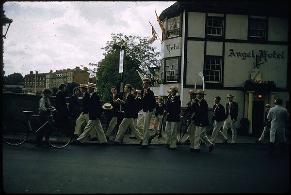 [1096 Views of the Henley Royal Regatta for Sports Illustrated Article, "Henley Forever"], Walker Evans (American, St. Louis, Missouri 1903–1975 New Haven, Connecticut), Color film transparency