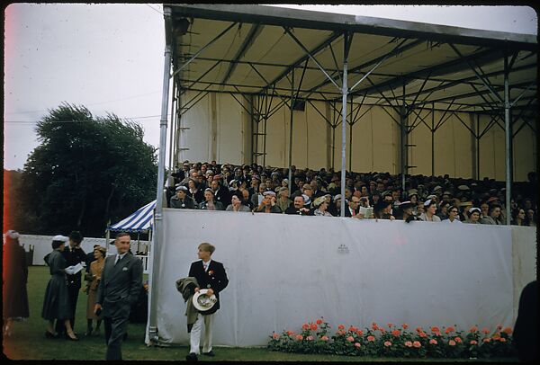 [1096 Views of the Henley Royal Regatta for Sports Illustrated Article, "Henley Forever"], Walker Evans (American, St. Louis, Missouri 1903–1975 New Haven, Connecticut), Color film transparency
