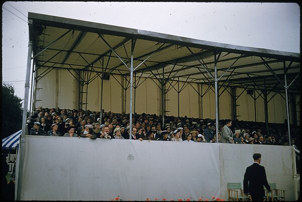 [1096 Views of the Henley Royal Regatta for Sports Illustrated Article, "Henley Forever"], Walker Evans (American, St. Louis, Missouri 1903–1975 New Haven, Connecticut), Color film transparency