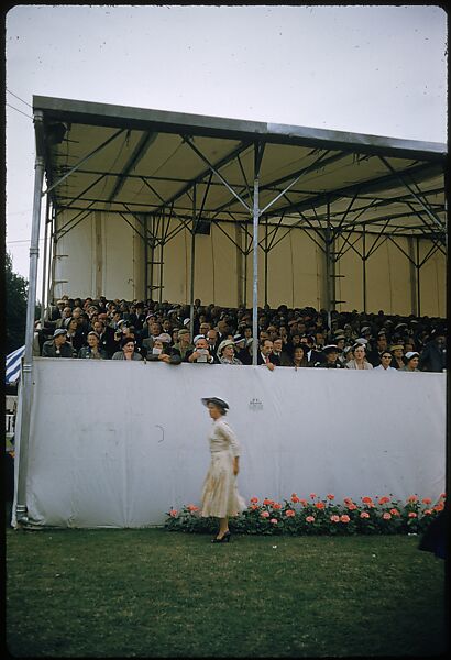[1096 Views of the Henley Royal Regatta for Sports Illustrated Article, "Henley Forever"], Walker Evans (American, St. Louis, Missouri 1903–1975 New Haven, Connecticut), Color film transparency